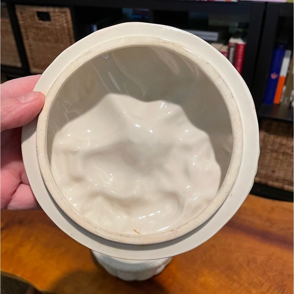 🏝️Big $5 Sale!🏝️ Fitz and Floyd Stoneware Vegetable Basket with Lid - Picture 7 of 8